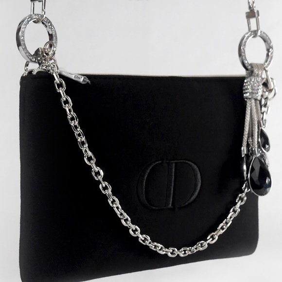 DIOR Crossbody Bag Black Clutch NEW BOX - Picture 5 of 7